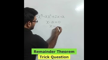 Remainder Theorem | Trick Question | ANAND
