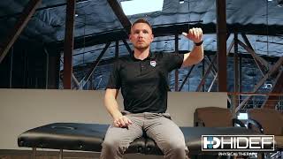 Seated Shoulder ER unsupported