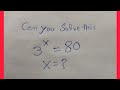 A Nice Olympiad Exponential Equation || #maths #olympiad