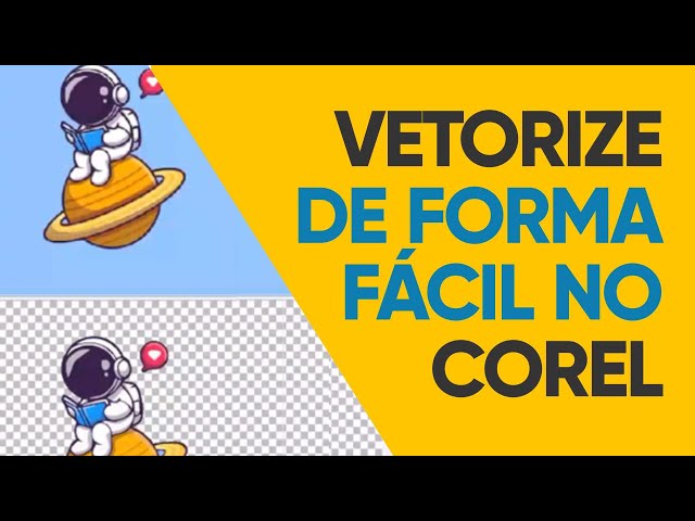 O jeito mais fácil de vetorizar imagem no Corel Draw