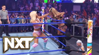 Nikkita Lyons & Zoey Stark Vs Tiffany Stratton & Xia Brookside Nxt, Feb. 7, 2023