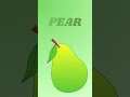🍎🍌🍇 Learn 10 Fruit Names for Kids & Toddlers with Chachouki 👧 | #shorts #nurseryrhymes