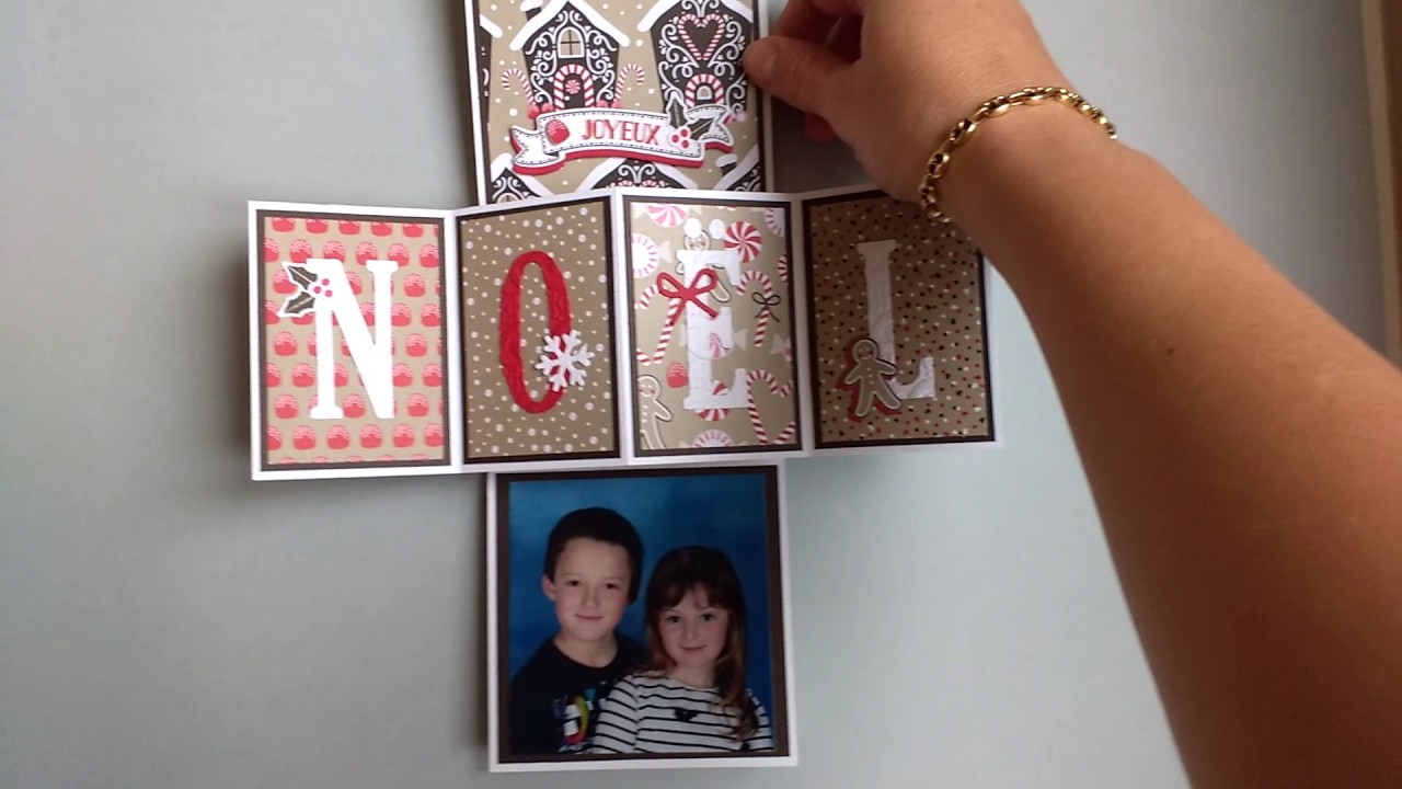 Lolascrap et compagnie: Carte pyramide de Noël et sa papillote