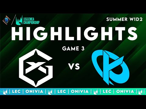 GX vs KC Highlights Game 3 — LEC Summer 2025 — GIANTX vs Karmine Corp by Onivia