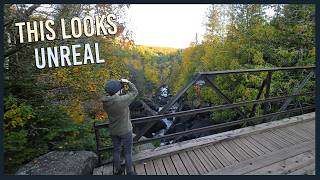 Hiking Poplar River Falls in Fall | Lutsen, Minnesota North Shore