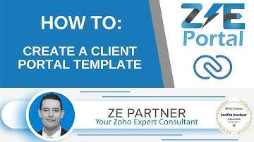 How to a Create Client Portal Template for ZE Portal for Zoho CRM | ZEPortal.net