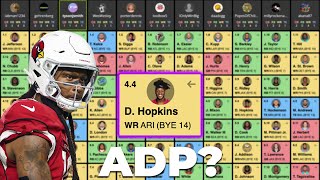 NEW DK DRAFT BOARD | D Hop ADP on the rise | DK Best Ball Drafts