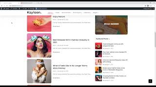 Elementor Sticky Column | Kayleen - Blog & Magazine WordPress Theme