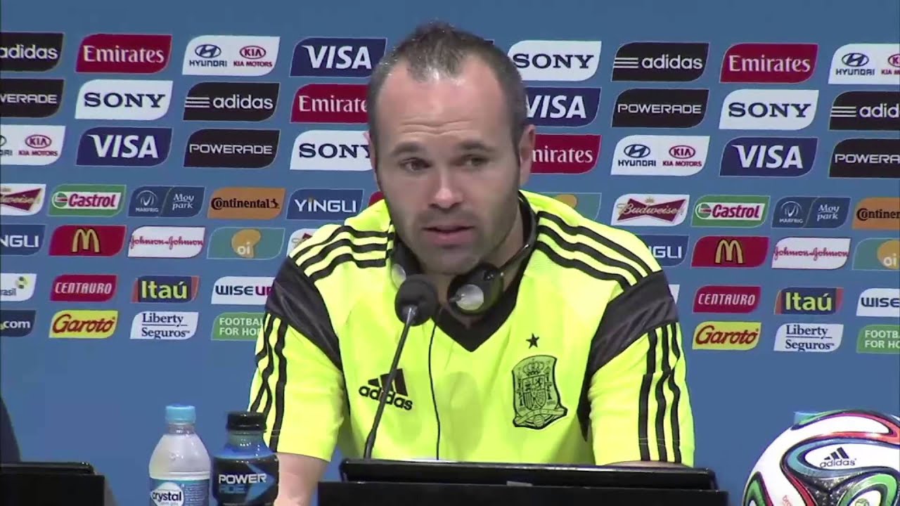 soccer manager Andres Iniesta: 