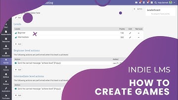 How to create games in INDIE LMS