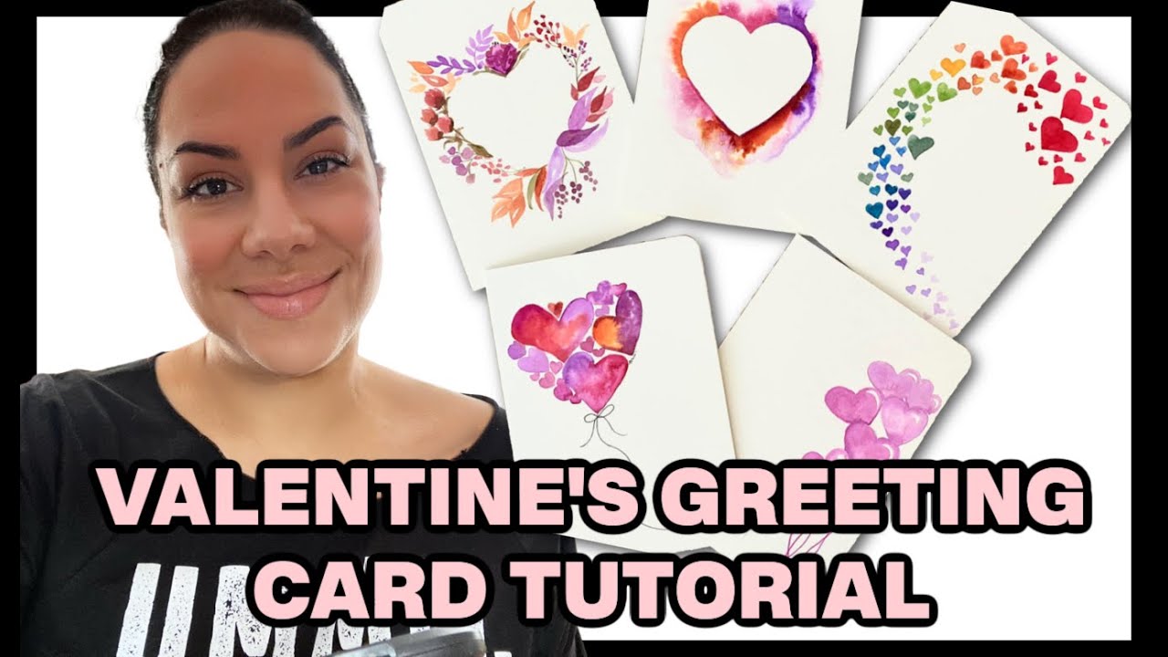 DIY Watercolor Valentines — Little Miss Party