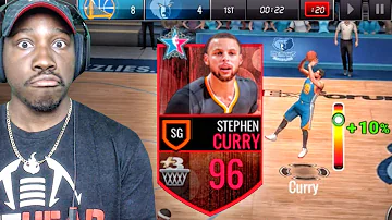 CURRY WITH 99 OVERALL 3 POINT SHOT RATING! NBA Live Mobile 16 Gameplay Ep. 120