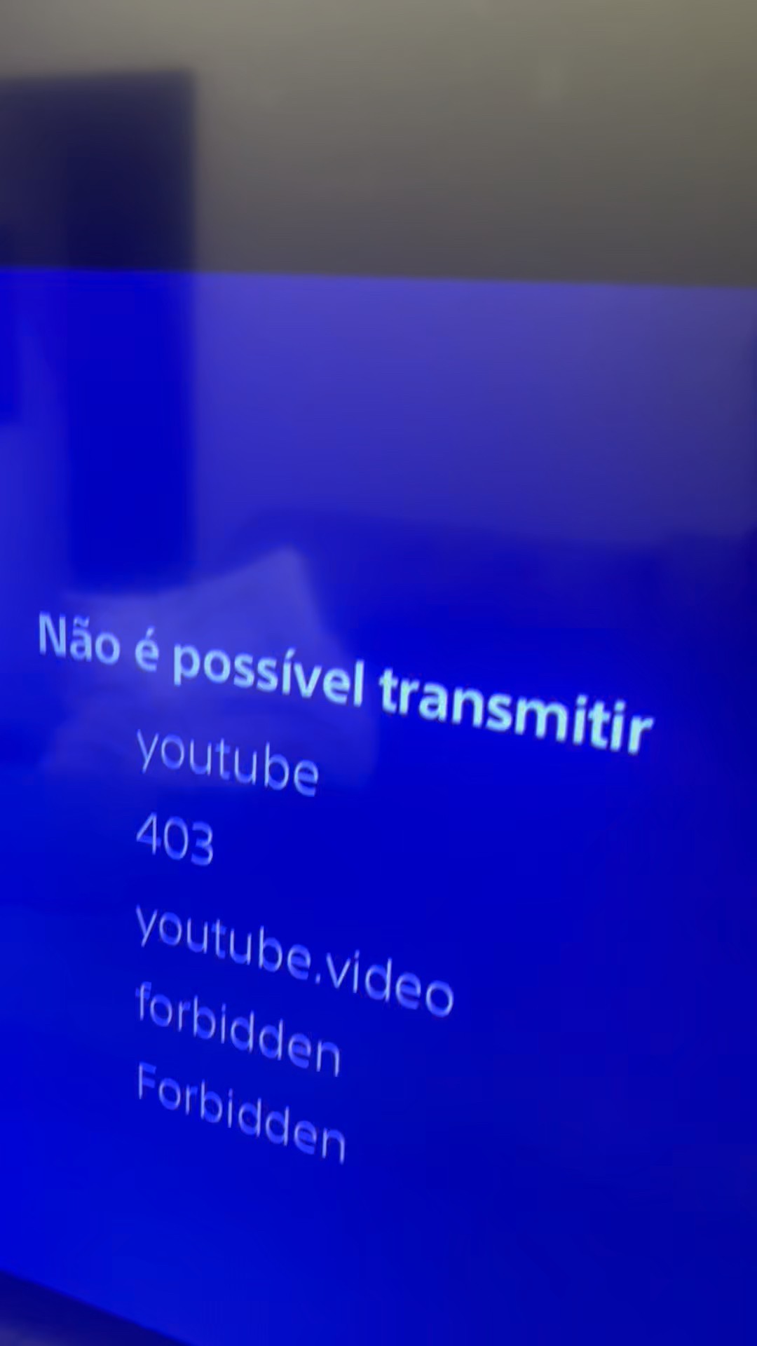 How to fix error 403 for live streaming on PS5 - YouTube