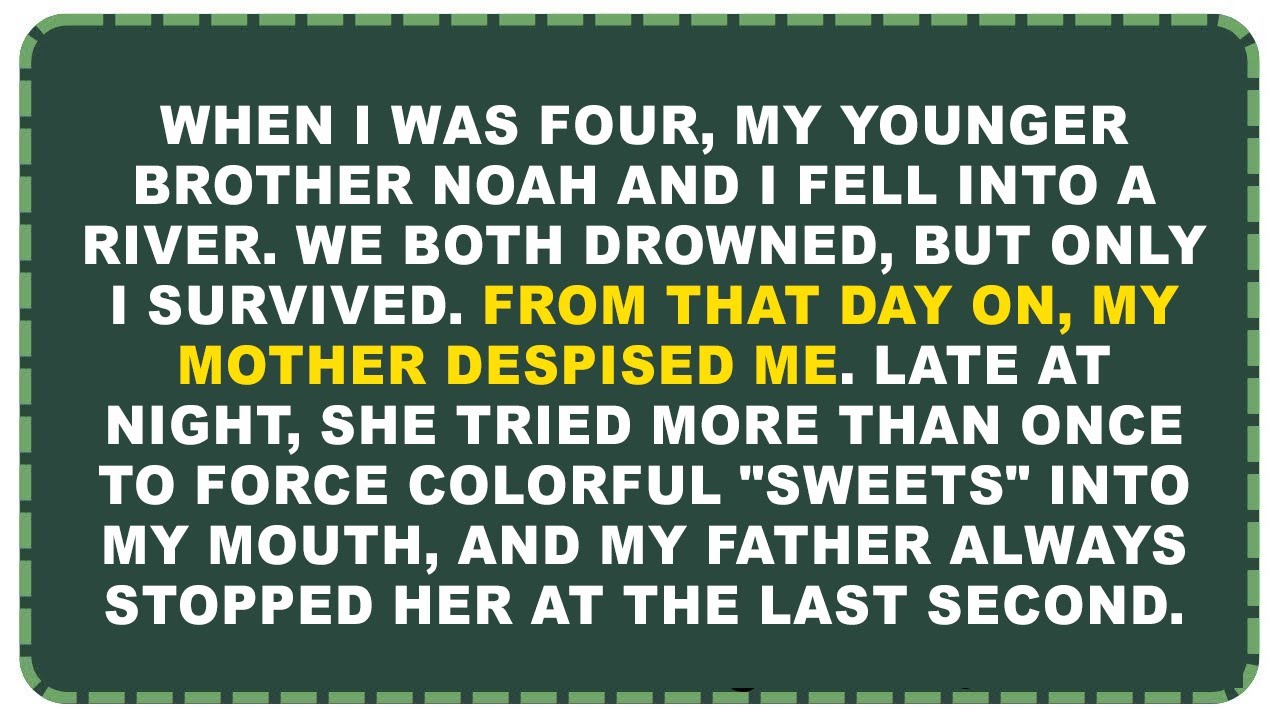 When I was four, my younger brother Noah and I both drowned. Only I survived. And from that day on