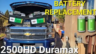 NEW Batteries Chevrolet Silverado Stepbystep 2500HD Duramax (20152019) GMC Sierra Denali