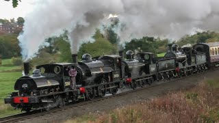 L&Y Quadruple Header ! 51241, 51456, 52044, 52322 - ELR Autumn Gala 22