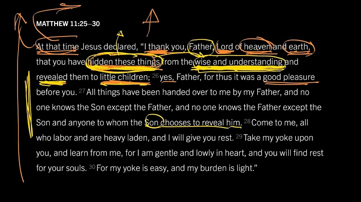 God Hides Salvation from the Proud: Matthew 11:25–30, Part 1