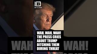 Wah Wah! Crybaby Press Hilariously Whines About Trump Ditching Them During Iranian Threat