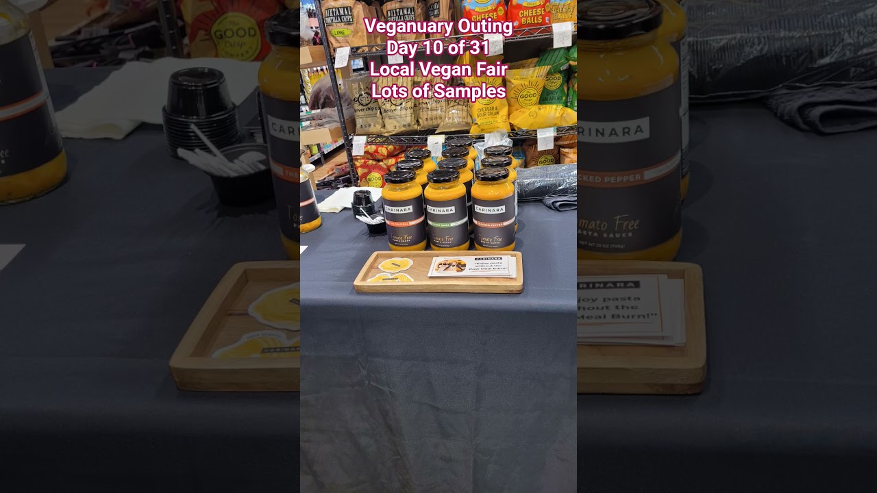 Veganuary Outing- Day 10 of 31 - We attended a Local Vegan Tasting Fair. 