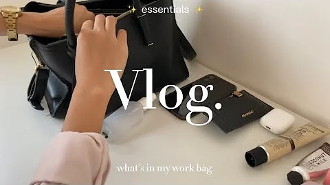 what’s in my bag 2022 | work essentials ✨