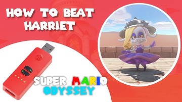 SUPER EASY Beating HARRIET in SUPER MARIO ODYSSEY First Try (SPEED RUN)