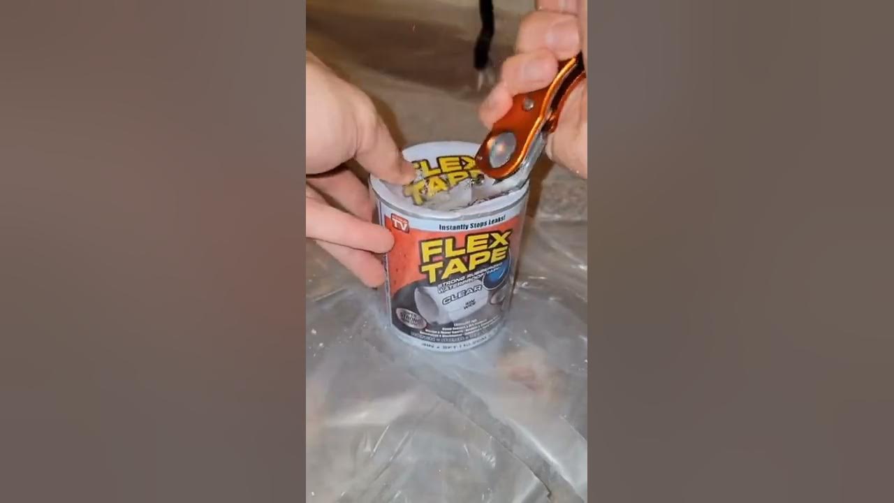 Can flex seal stop a pinhole LEAK? shorts plumbing YouTube