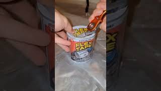 can flex seal stop a pinhole leak? #shorts #plumbing