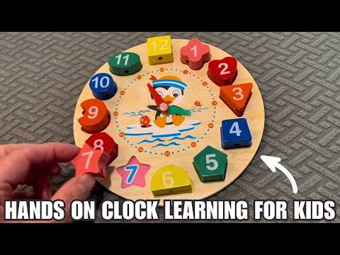 Fun Way to Teach Kids How to Tell Time With This Educational Toy Clock