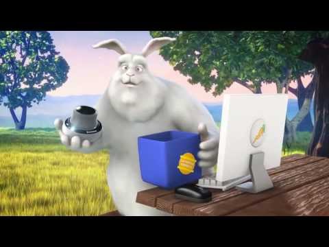 Big Buck Bunny discovers 3D Mice (3Dconnexion)