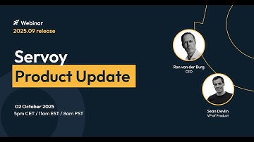 Servoy Product Update Webinar - 2025.9 Release