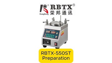 ongbang RBTX-550ST Fiber Optic Patch Cord Connector Ceramic Ferrule Polishing Preparation