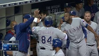 TEX@SD: Beltre drives double to knock in Fielder