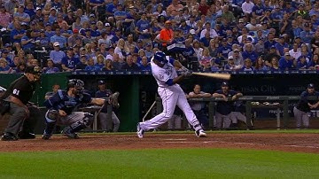 TB@KC: Cain plates a pair with a single in the 4th