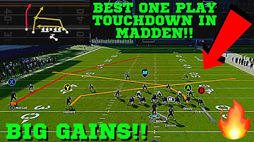 *NEW META* BEST ONE PLAY TOUCHDOWN IN MADDEN 22!! BOMB EVERY COVERAGE OFFENSE EXPLOSION IN MADDEN 22