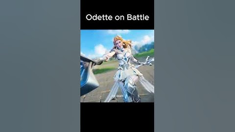 Odette on battle🔥 #odette #animation #cinematic #battle #mlbb #mobilelegends