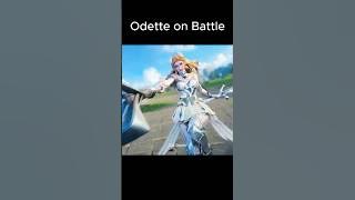 Odette on battle🔥 #odette #animation #cinematic #battle #mlbb #mobilelegends