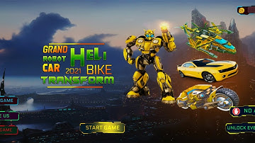 Bumblebee * Helicopter 🚁 Robot Car Shooting : Android Gameplay FHD60fps