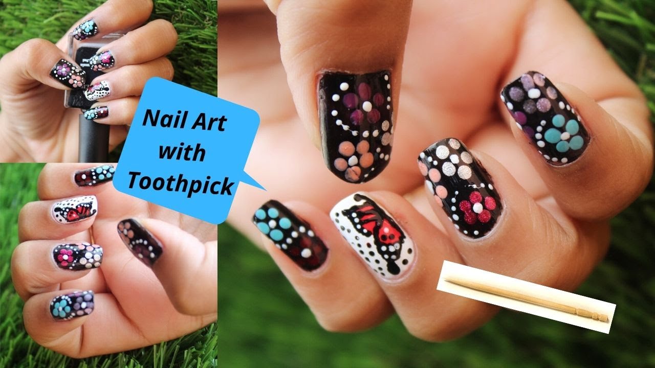 8. Elegant Toothpick Nail Art Designs - wide 3