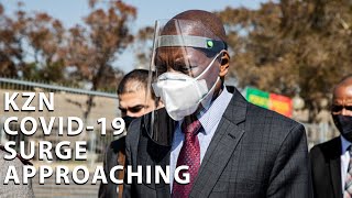 Speaking at an operational inspection at Nasrec quarantine and isolation centre, Health Minister Zweli Mkhize said while Gauteng currently had the most COVID-19 infections, KwaZulu-Natal would soon take over due to a surge in infections.