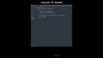 Leetcode 78. Subsets in Python | Python Leetcode | Python Coding Tutorial | Python Coding ASMR