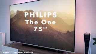 Philips Ambilight The One 75 pouces LED UHD 4K VRR ALLM - Unboxing - 75PUS8807/12