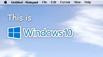 Windows 10 but it looks like MacOS. (Mac OS Transformation Pack 5.0 Demo)