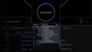 Creative Loading Spinner Animation 🔥 (HTML + CSS Tutorial)
