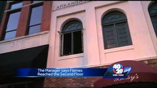 Building In Downtown Fort Smith Catches Fire