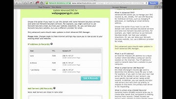 Map Your Domain With Network Solutions. Watch on YouTube.