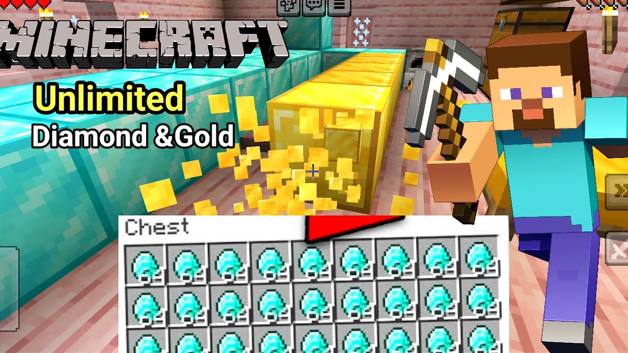 How To Get Unlimited Diamonds In Minecraft | Minecraft Gameplay In ...
