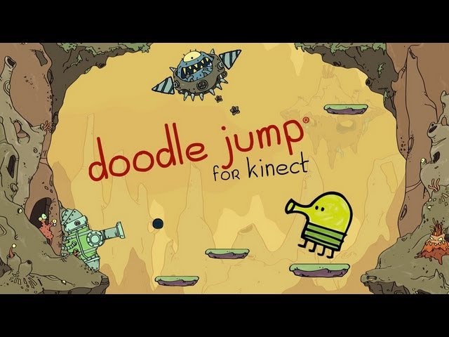 Doodle Jump Kinect Xbox 360 gameplay 