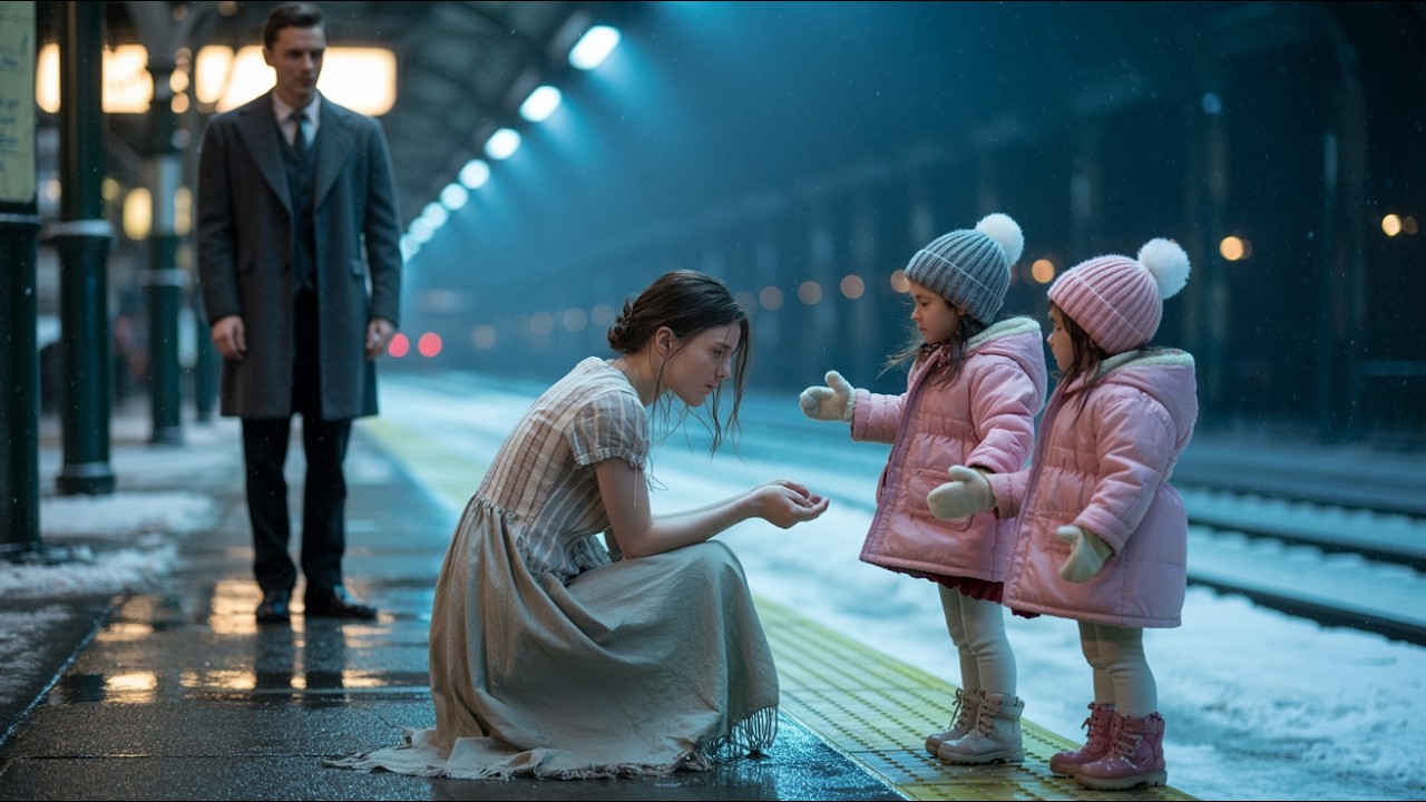 „Aveți nevoie de o casă, iar noi de o mamă”, i-au spus gemenele femeii fără adăpost din tren