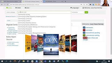 Quick tour of the Koha OPAC