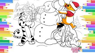 Winnie The Pooh Coloring Video | Mga Pangkulay na Pahina | Pangkulay na Aklat para sa mga Bata screenshot 5